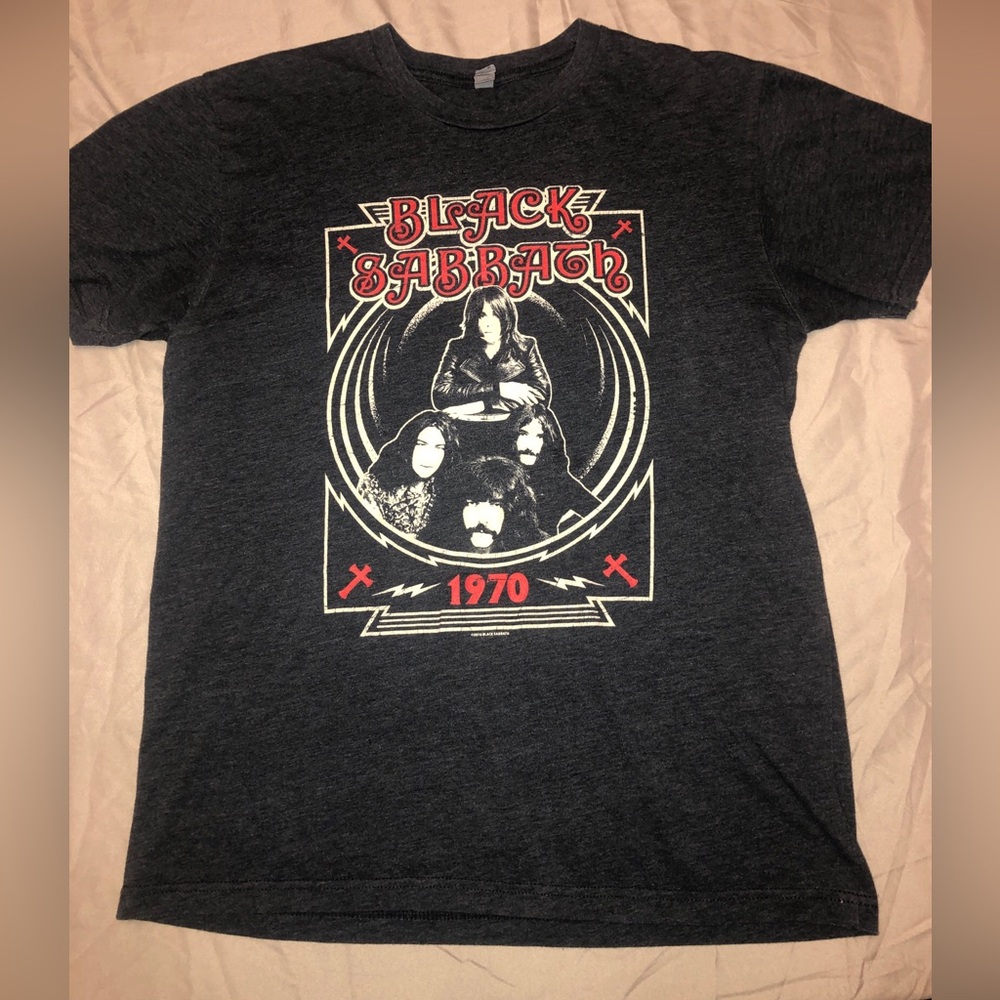 2016 Black Sabbath “The End” Concert Tour T-shirt Size Mens Medium ￼ Gray
